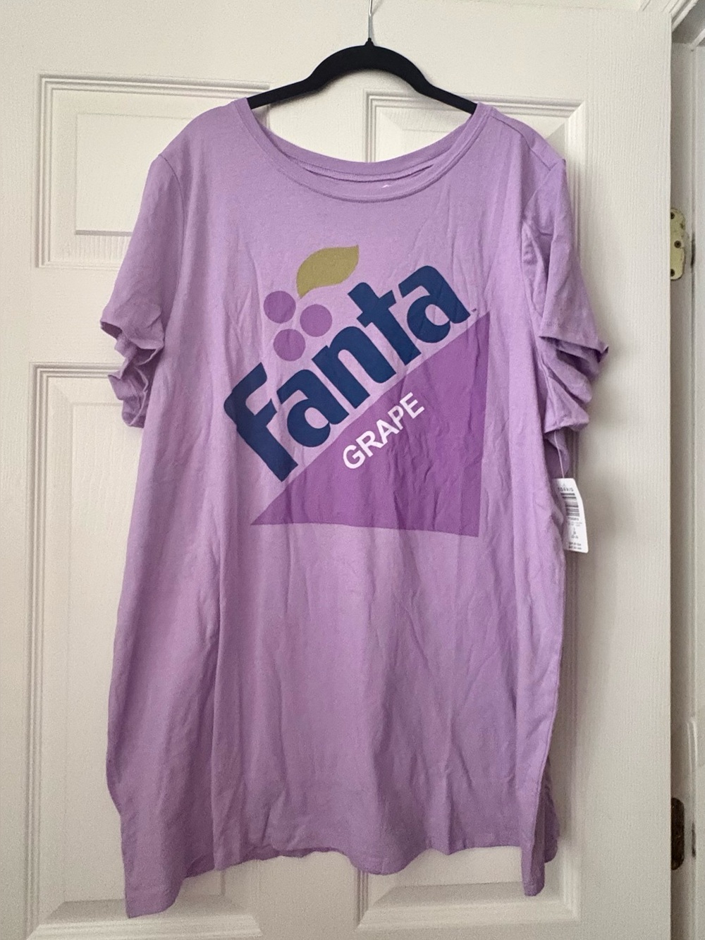 Torrid Sz 3X Purple Fanta Grape (soda) crew T-Shirt NWT